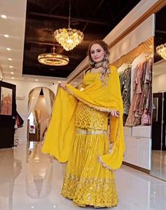 New Stayle Beautiful Pakistani Garara Dress Inpote