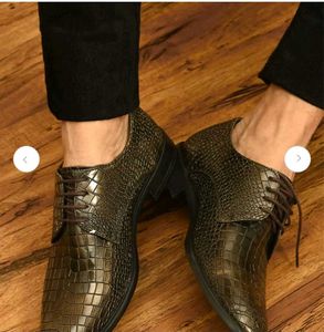 Men's Formal Shoes Textured Derbys Lace Up Footwea