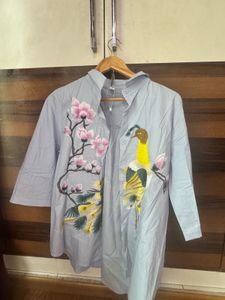 Floral Embroidered Shirt-free Westside Sheet Mask