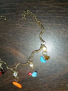 Gemstone Charm Bracelet