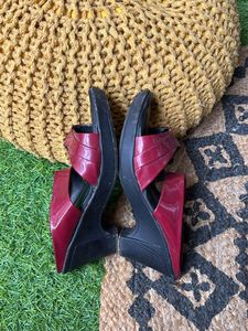 Beautiful Red block  Heels