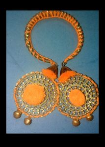 So Party Orange Colour Hanging Bangles 👉👌