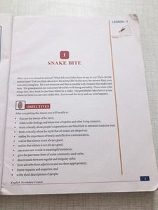 Nios Class 10 English Books