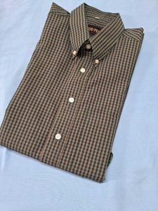 Men&#39;s Long Sleeve Checkered Button-Down