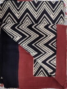 Handmade Block Printed Cotton Saree