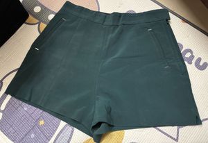 Green Casual Shorts