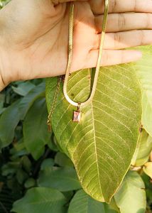Pink Gemstone Necklace