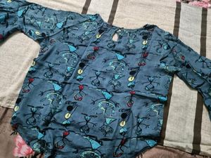 Zara Basics Printed Blouse
