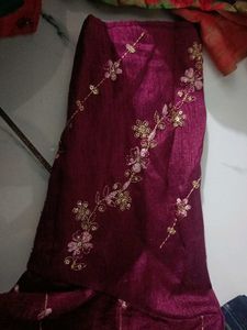 Purple Saree