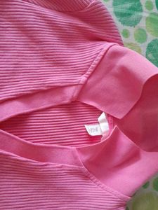 Pink Crop Top Young Girls