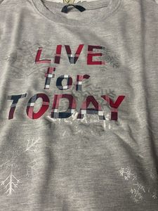 Gray &#34;Live for Today&#34; Sweatshirt