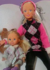 Pair Of Steffi Love And Evi Doll