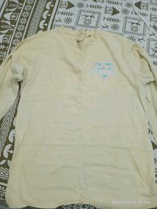 Beige Fullsleeve Tshirt