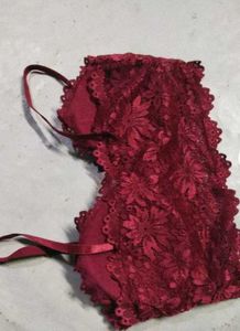 Red Lace Bralette