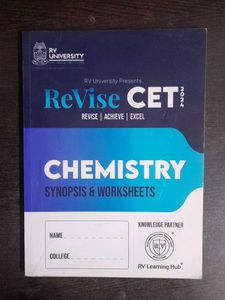 Revise KCET CET Chemistry Physics Mathematics BOOK