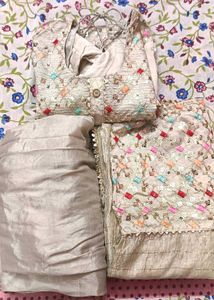 3 Piece Stitched Suit For Women