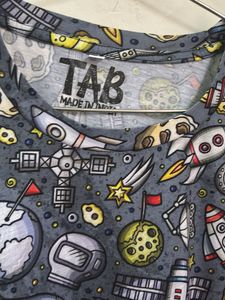 Space Print T-Shirt