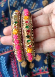 Floral Bangle Set