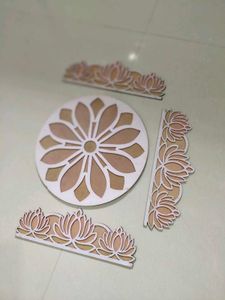 Lotus  rangoli Decor
