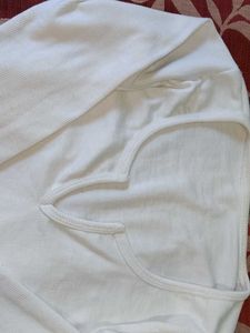 White Long Sleeve Top