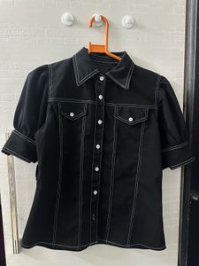 Myntra Balck Business Formal co-ord