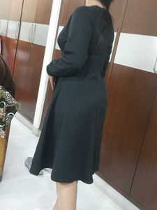 Black Wollen Dress