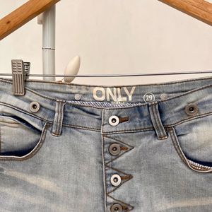 ONLY Denim Shorts - Button Fly