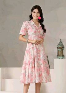 Floral Print Midi Dress