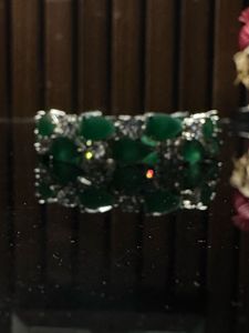 Green Stone Bangle