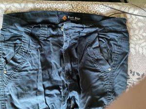 Dark Blue Cargo Pants