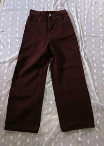 Straight Fit Brown Jeans 🤎