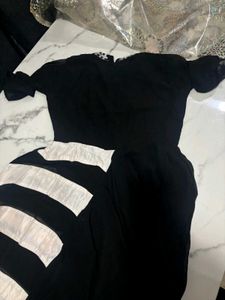 Designer Black Gown