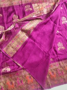 Weaving mistake Tussar Silk Saree