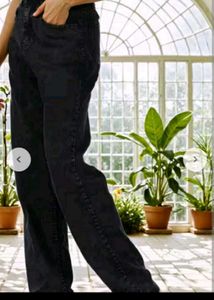 Shein NewBlack Straight Leg Jean