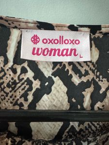 Animal Print Dress-L