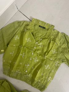 zudio green co ords women