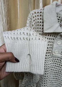 The Off-white Crochet Sweater