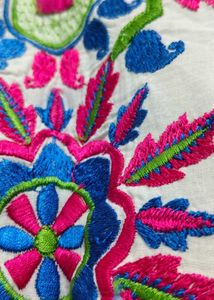Embroidered Casual Dress
