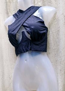40108. Crisscross Halter Top