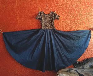 Blue Ethnic Gown