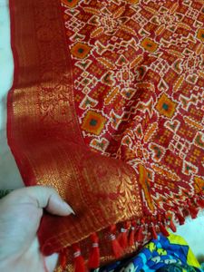 patola  Sareewith pattu border 💕