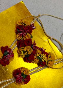 Floral Jewelry Set For Haldi