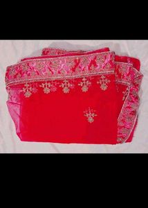 Red Embroidered Lehenga Choli