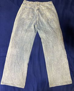 Light Wash Cargo Jeans