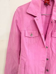 Pink Denim Jacket