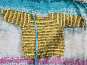 Kids Handknit Wollen Sweater Used