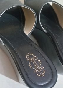 Black High Wedges