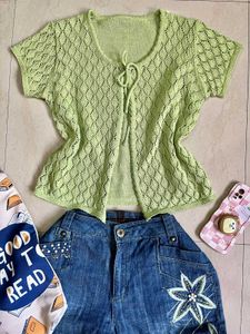 Pinteresty Green Top
