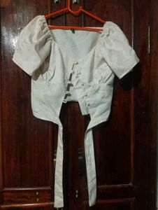 Floral Sweetheart Neck Tops For Women