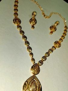 Gold Plated Necklace Set